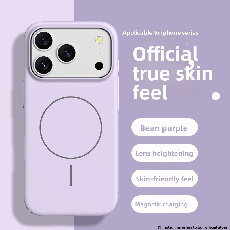 Liquid Silicone Magnetic Phone Case - Matowe, miękkie etui na telefon z