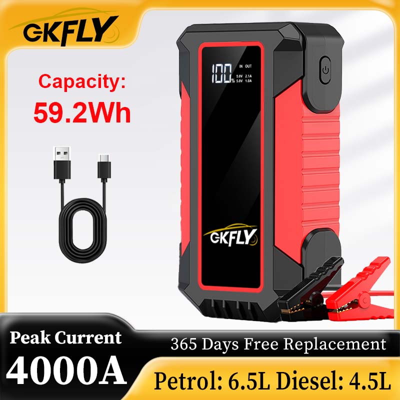 Power Banks - GKGLY Przenośny Rozruchowywacz Samochodowy Power Bank