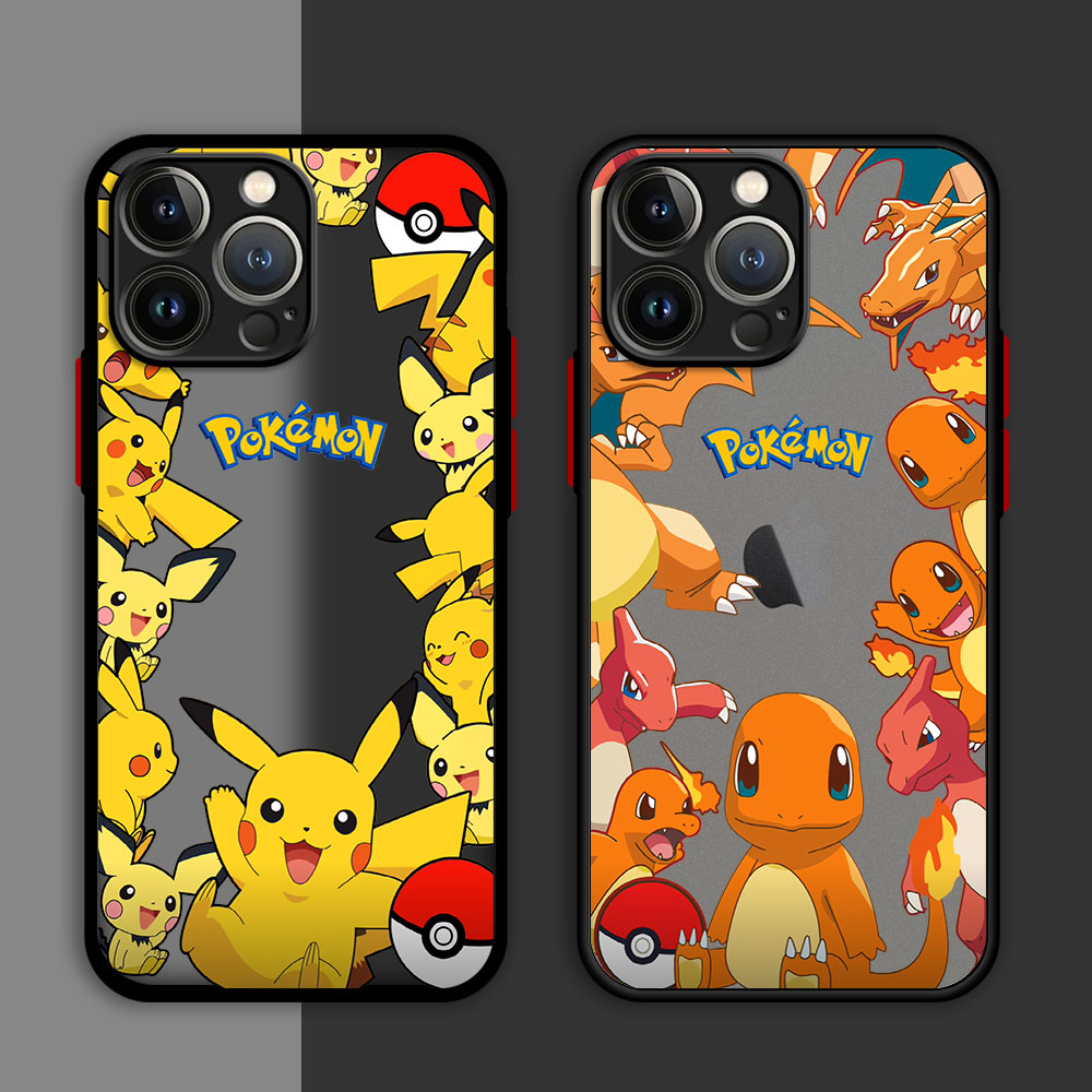 Matte Hard Pc Back Case - Etui Hot Anime Cartoon Pokemon Case