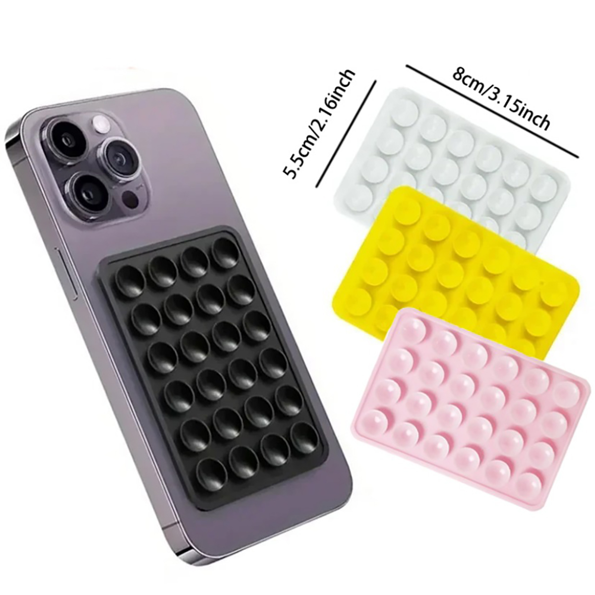 Phone Cases - Silikonowa podkładka z przyssawką do mocowania
