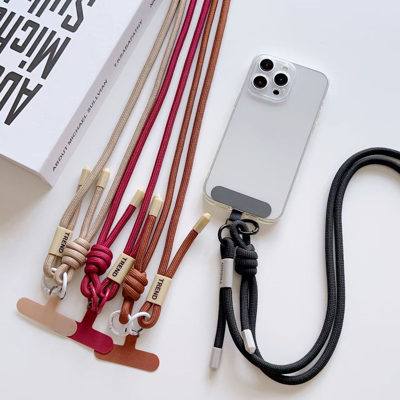 Crossbody Lanyard Neck Strap Case - Regulowany modny pasek do telefonu zapobiegający