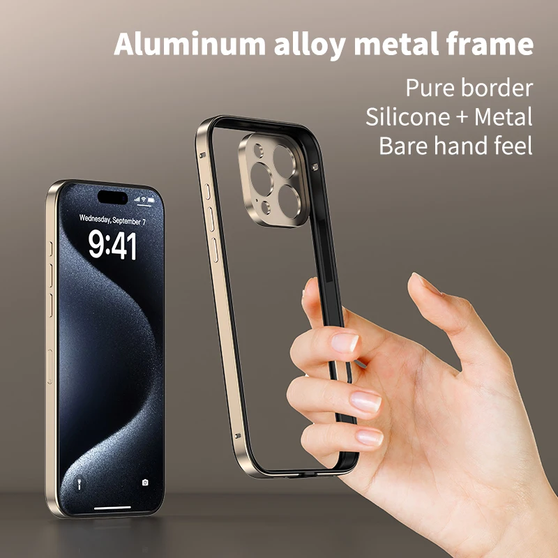 Ochrona aparatu + Hybrydowa ra – Metal Bumper Aluminum Frame Case recenzja i cena