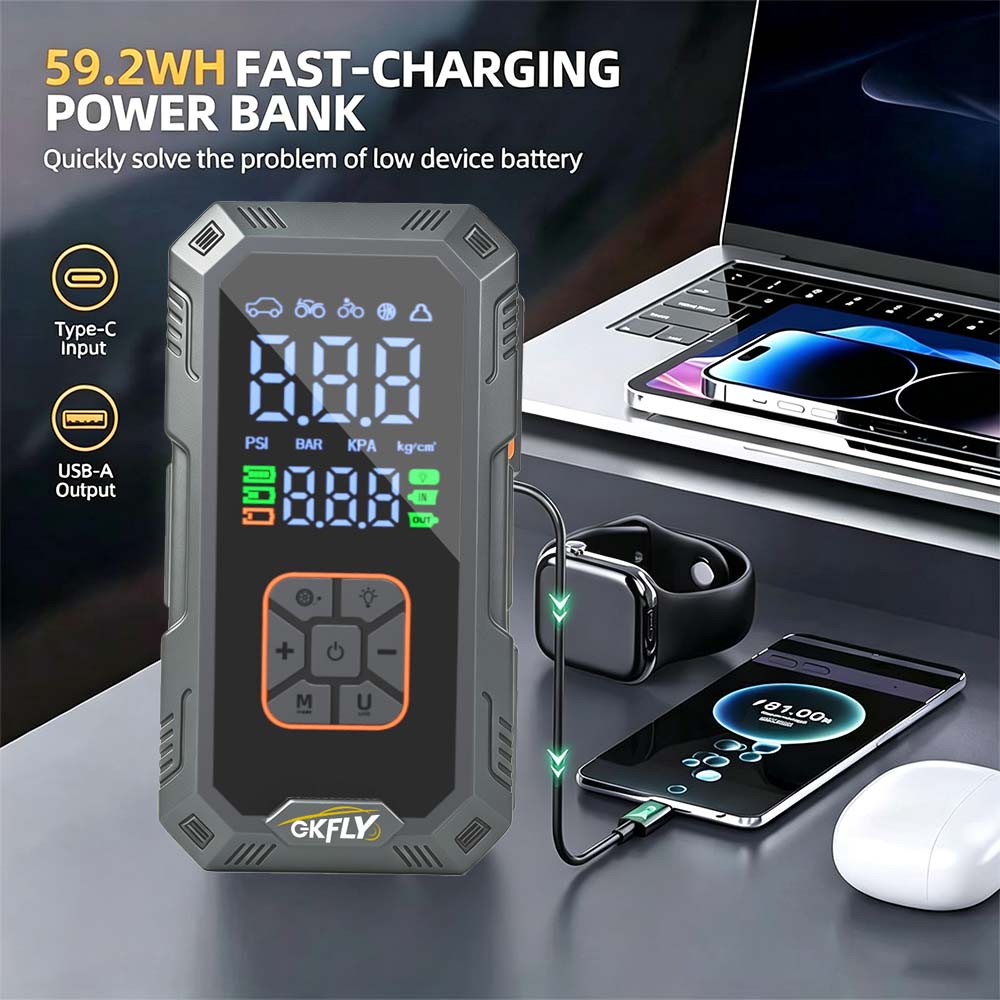 4 w 1: Rozrusznik samochodowy  – Power Banks recenzja i cena