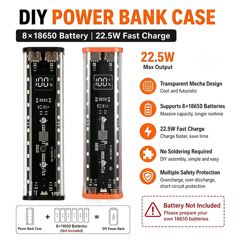 Obudowa powerbanku z portem US – Power Banks recenzja i cena