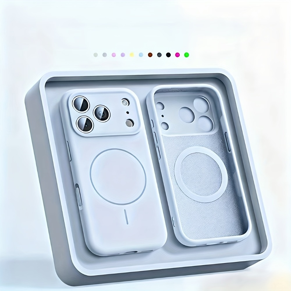 Magnetyczne etui Magsafe na te – Liquid Silicone Magnetic Phone Case recenzja i cena
