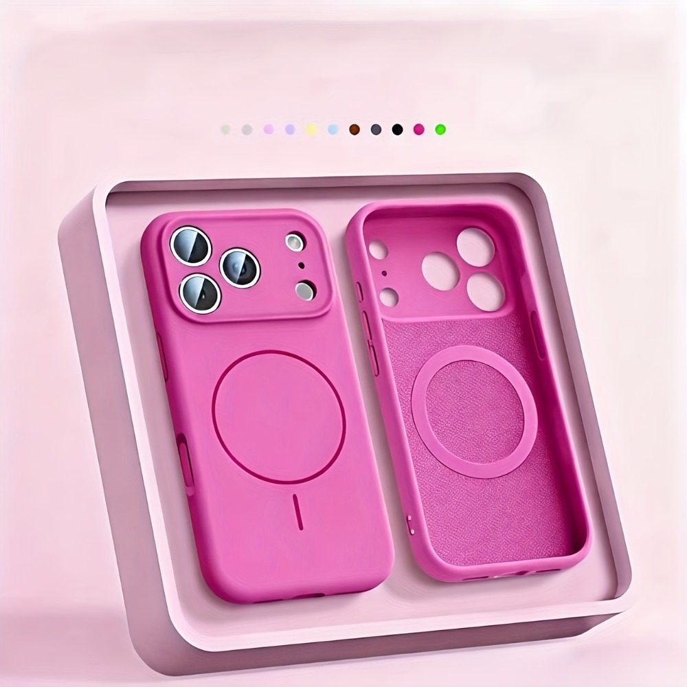 Magnetyczne etui Magsafe na te – Liquid Silicone Magnetic Phone Case recenzja i cena