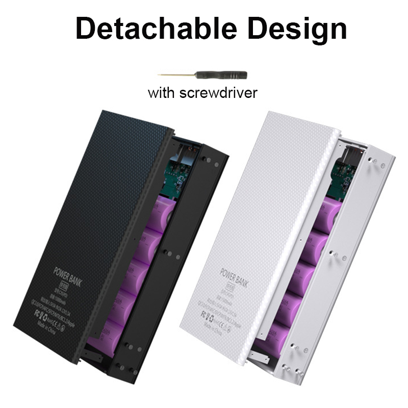 Obudowa na 5 baterii 18650, po – Power Banks recenzja i cena